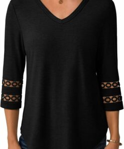 Trendy V Neck Blouses CL47